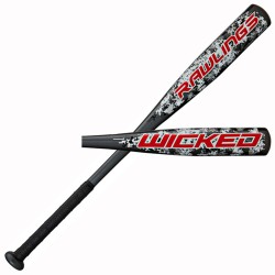 YBRAW Rawlings Wicked Youth Baseball Bat (-10)
