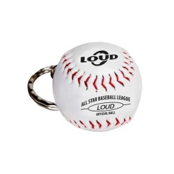 LOUD BASEBALL KEYCHAIN WHITE